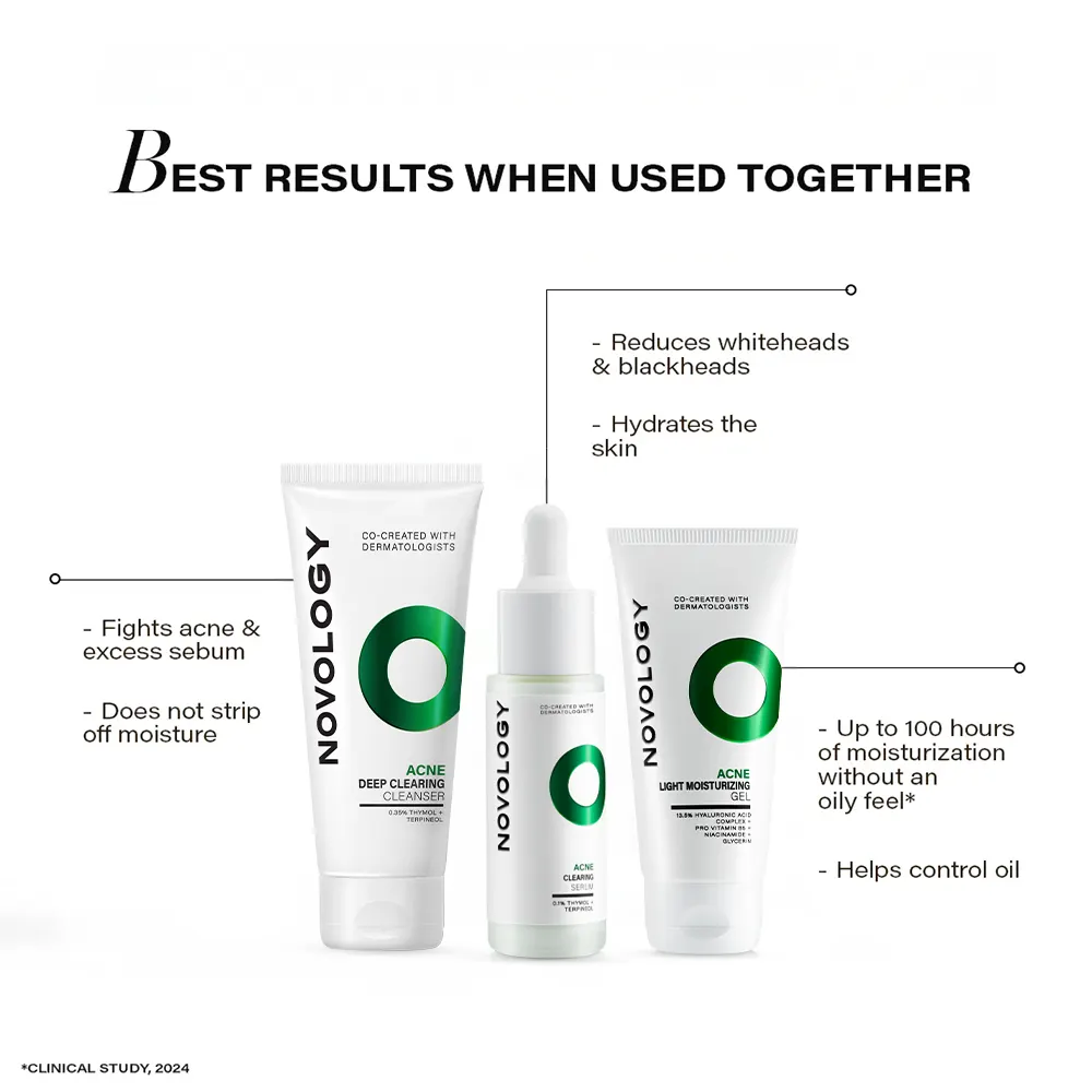 Acne Clearing & Hydrating Regime 100ml + 30ml + 50g - Image 4