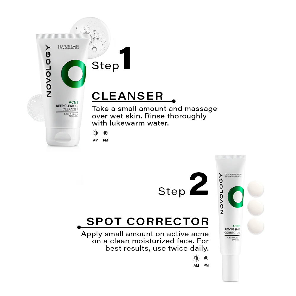 Acne Cleanser & Corrector Combo 150g + 30g - Image 3