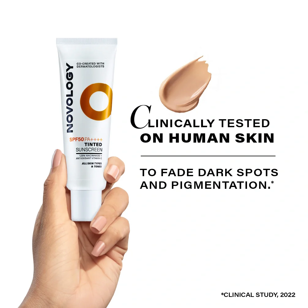 SPF 50 PA++++ Tinted Sunscreen, 50g - Image 5